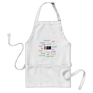 I Am Inspiration, Positive, Religious, Christian Adult Apron