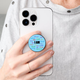 I Am Inspiration, Positive, Religious, Christian PopSocket