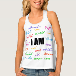 I Am Inspiration, Positive, Religious, Christian Tank Top