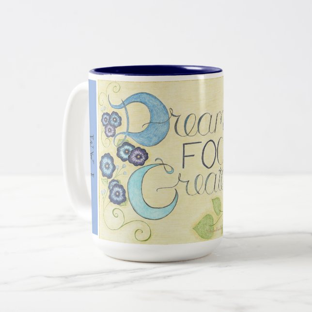 I AM Inspired - Dream Focus Create Coffee Mug (Front Left)