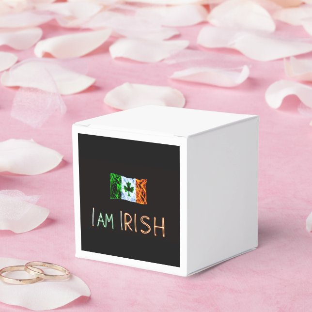 I am Irish Favor Boxes (Wedding)