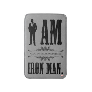 I Am Iron Man Bath Mat