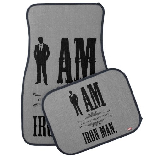 I Am Iron Man Car Mat