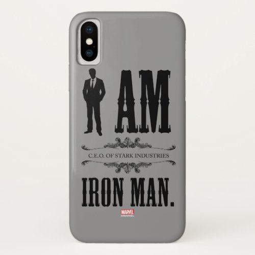 I Am Iron Man iPhone X Case