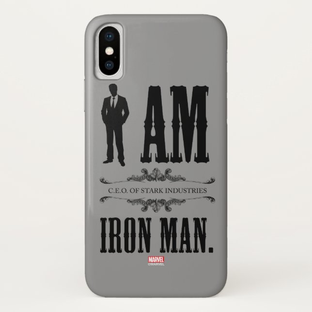 I Am Iron Man Case-Mate iPhone Case (Back)
