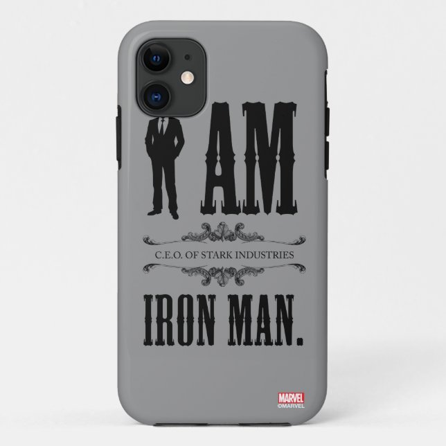 I Am Iron Man Case-Mate iPhone Case (Back)