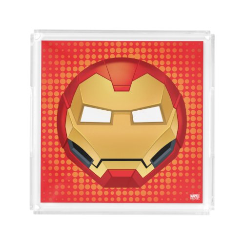 I Am Iron Man Emoji Acrylic Tray