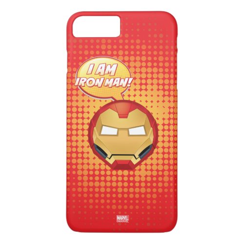 I Am Iron Man Emoji iPhone 8 Plus7 Plus Case