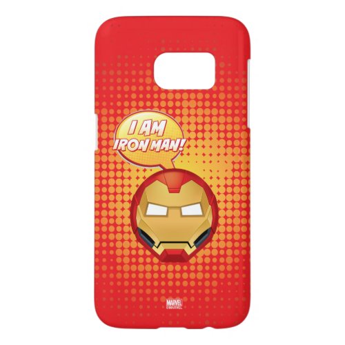 I Am Iron Man Emoji Samsung Galaxy S7 Case