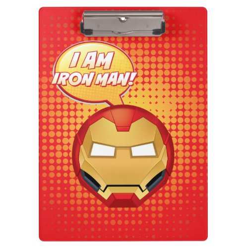 I Am Iron Man Emoji Clipboard