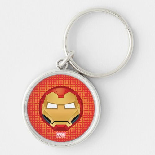 I Am Iron Man Emoji Keychain