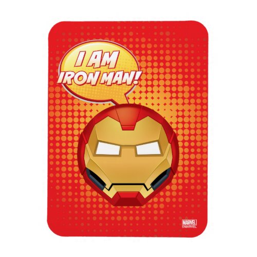 I Am Iron Man Emoji Magnet