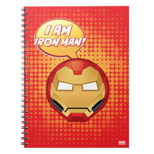 I Am Iron Man Emoji Notebook