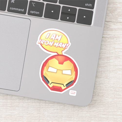 I Am Iron Man Emoji Sticker