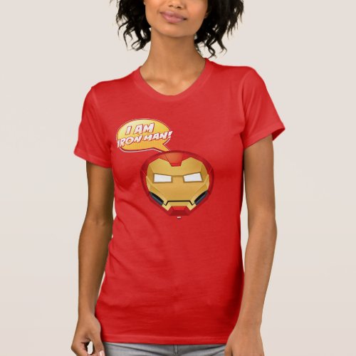 I Am Iron Man Emoji T_Shirt