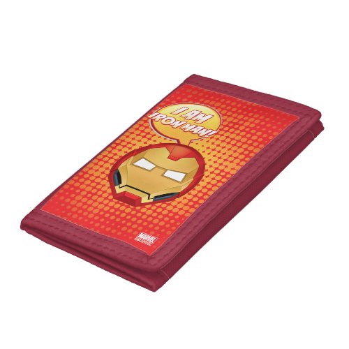 I Am Iron Man Emoji Tri_fold Wallet