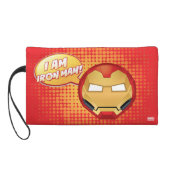 "I Am Iron Man" Emoji Wristlet Purse