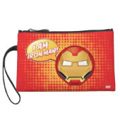 "I Am Iron Man" Emoji Wristlet Wallet