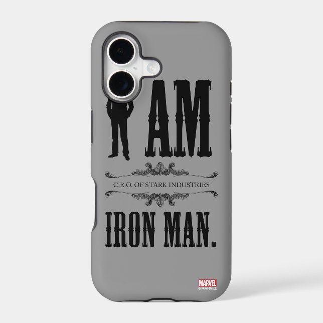 I Am Iron Man Iphone Case (Back)