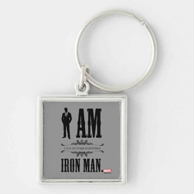 I Am Iron Man Keychain (Front)