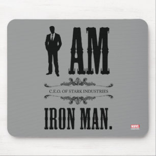 I Am Iron Man Mouse Pad