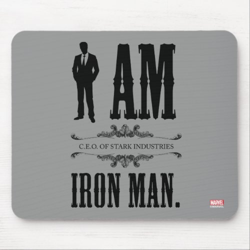 I Am Iron Man Mouse Pad