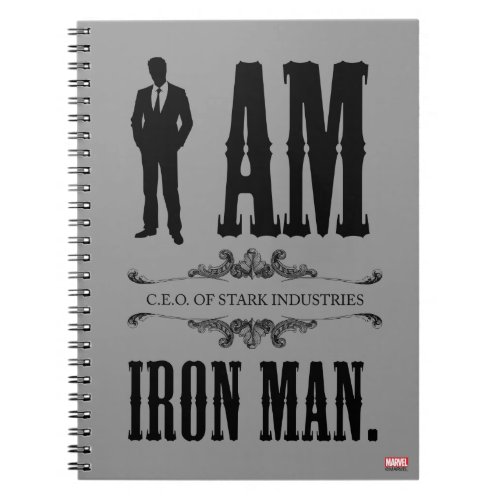 I Am Iron Man Notebook