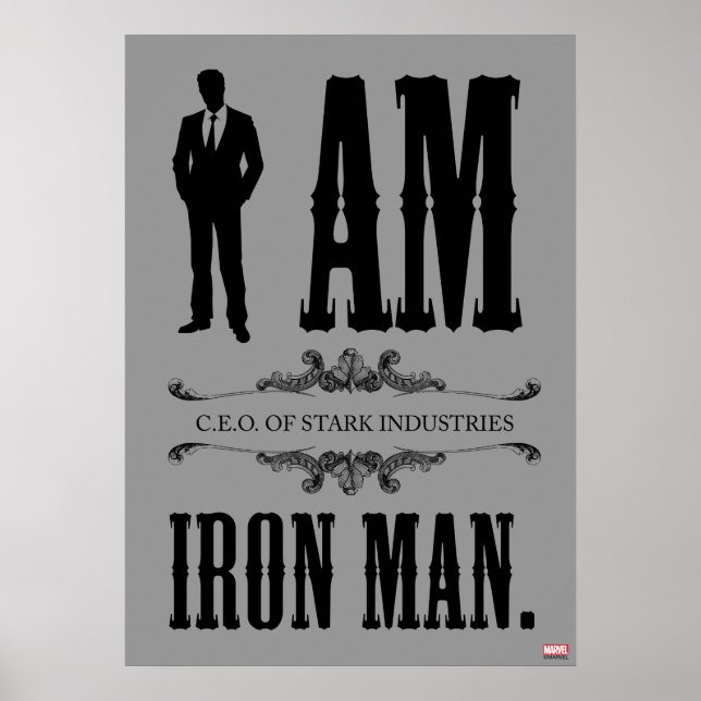 I Am Iron Man Poster (Front)