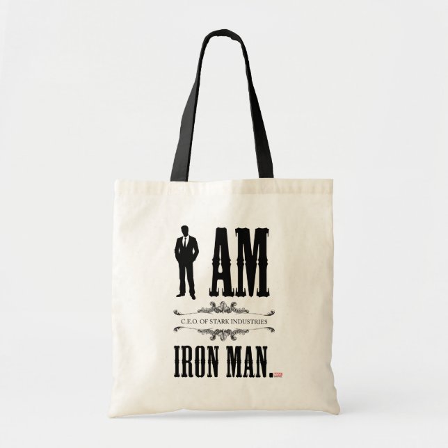 I Am Iron Man Tote Bag (Front)