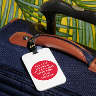 I AM JAPANESE (red) Luggage Tag