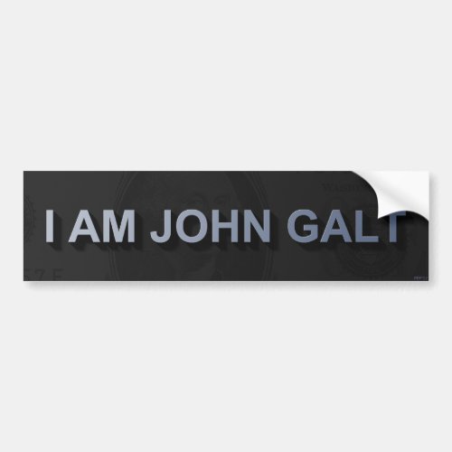 I Am John Galt Bumper Sticker