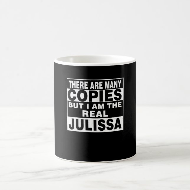 I Am Julissa Funny Personal Personalized Gift Coffee Mug (Center)
