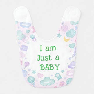 I Am Just a Baby – Cute Baby Supplies Design Bib