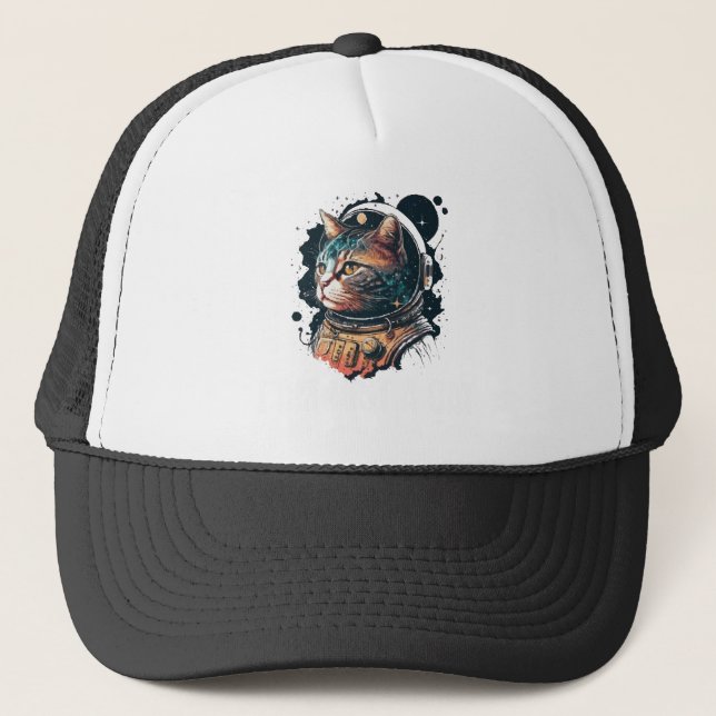 I Am Just a Cat Trucker Hat (Front)
