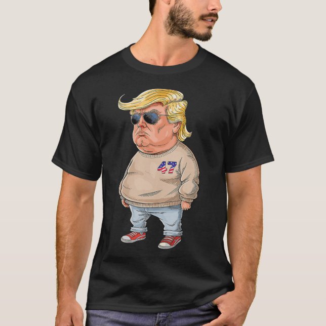 I Am Just A Chill Guy - Funny Chill Guy Meme Trump T-Shirt (Front)