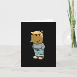 I Am Just A Chill Guy Trump Hairstyle Dog Card