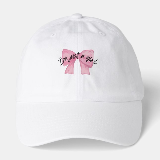I am Just a Girl  Hat (Front)