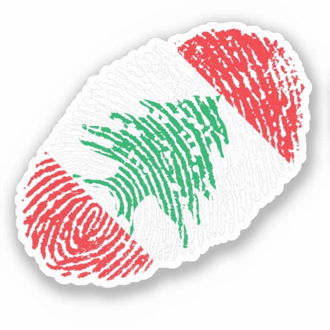 I Am Lebanese Sticker (Front)