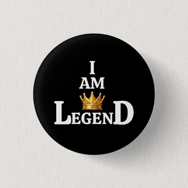 I Am Legend Button (Front)