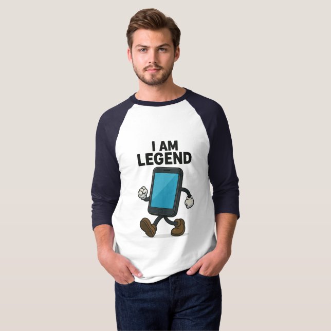 I am legend  funny quote T-shirt /cool graphic tee (Front Full)