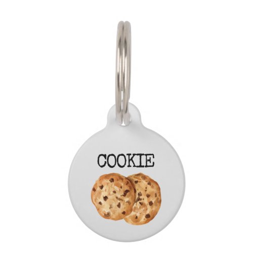 I am lost call cookie pet ID tag