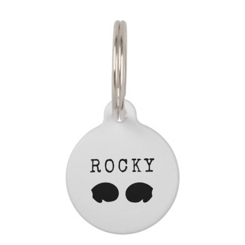 I am lost call dad boxing gloves pet ID tag