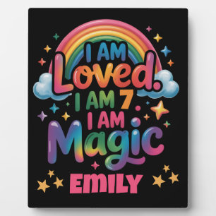 I Am Loved I Am Magic Birthday Girl Affirmation Plaque