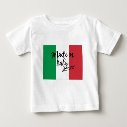 I am made in Italy Baby T_Shirt