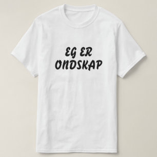 I am malice in Norwegian grey T-Shirt