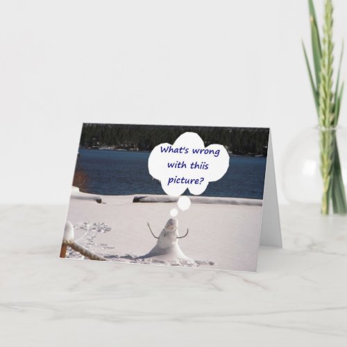 I AM MELTING AWAY WITHOUT YOU HERE WITH ME CARD