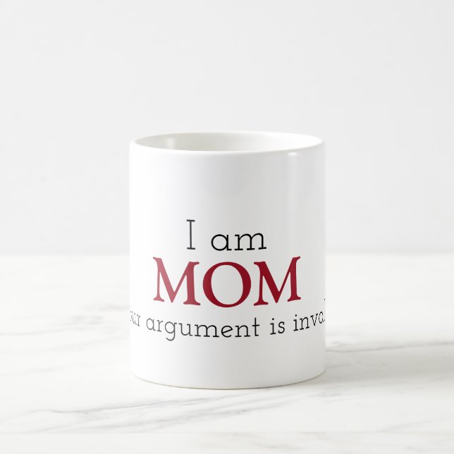 I Am Mom Customizable Coffee Mug (Center)