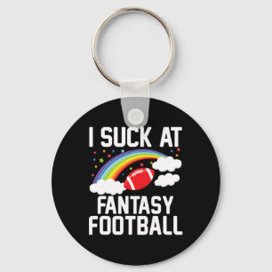 I Am Momma Men's Fantasy Football Loser - Black  Keychain