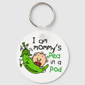 I Am Mommy's Pea In A Pod Keychain