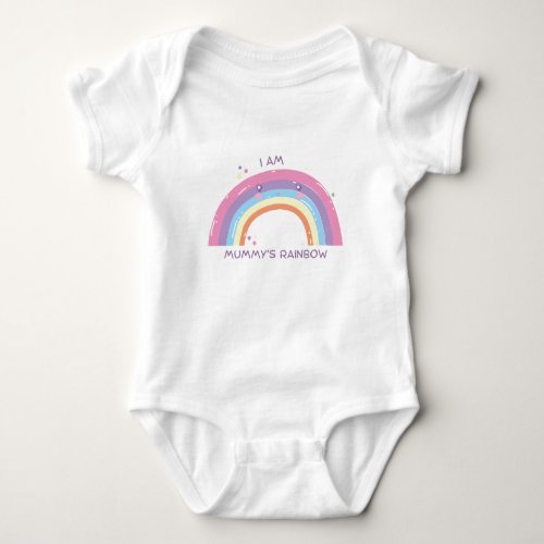 I am Mommys Rainbow girl jumpsuit Baby Bodysuit